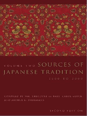 Sources of Japanese Tradition - ebook